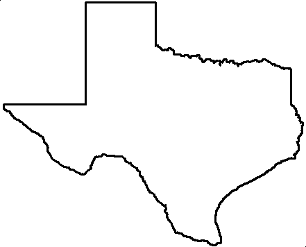 Texas Outline Clipart Free Clipart Images - Texas Outline High Res Transparent Background (441x356)