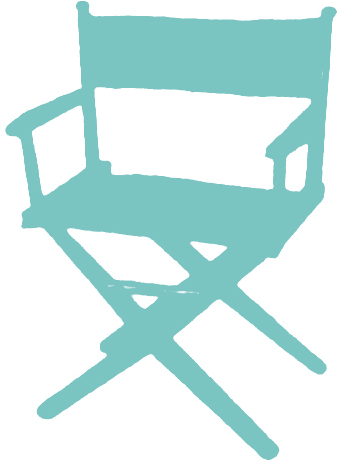 Klappstuhl 90 Logo Negativ Green - Black Wood Director Chair (359x490)