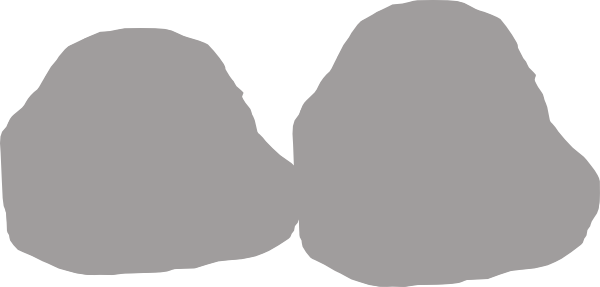 Rock - Clipart - Roc Clipart (600x287)