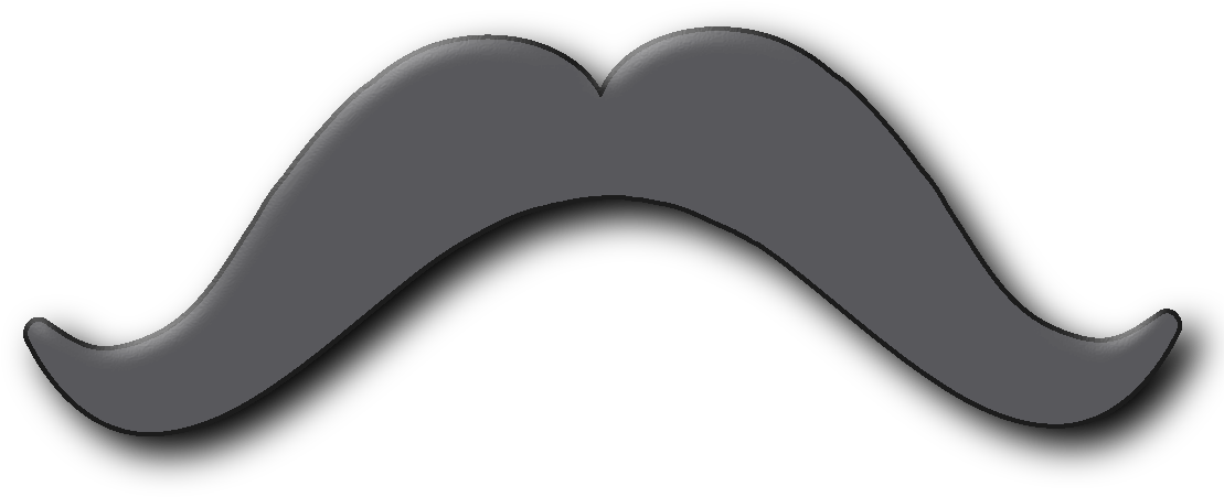 Mustache Clipart - Mustache Clipart (1200x600)