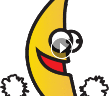 Elegant Banana Animated Gif With Banana Animated Gif - Peanut Butter Jelly Time (605x325)