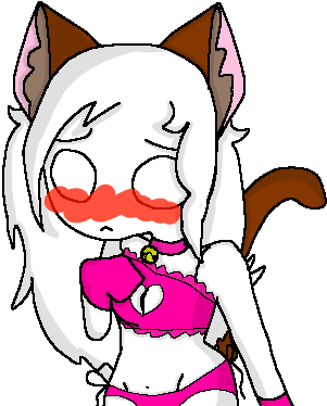 Cute Neko Muffin By Squirrellyqueen - Cartoon (410x393)
