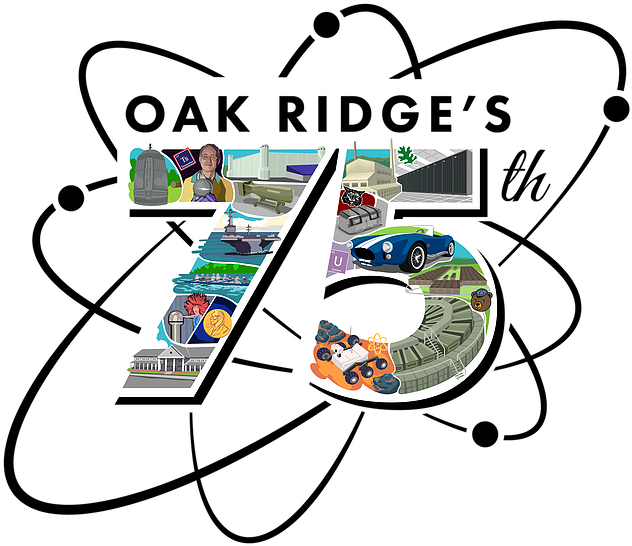 The Oak Ridge 75th Anniversary Official Logo - Oak Ridge 75th Anniversary (666x581)