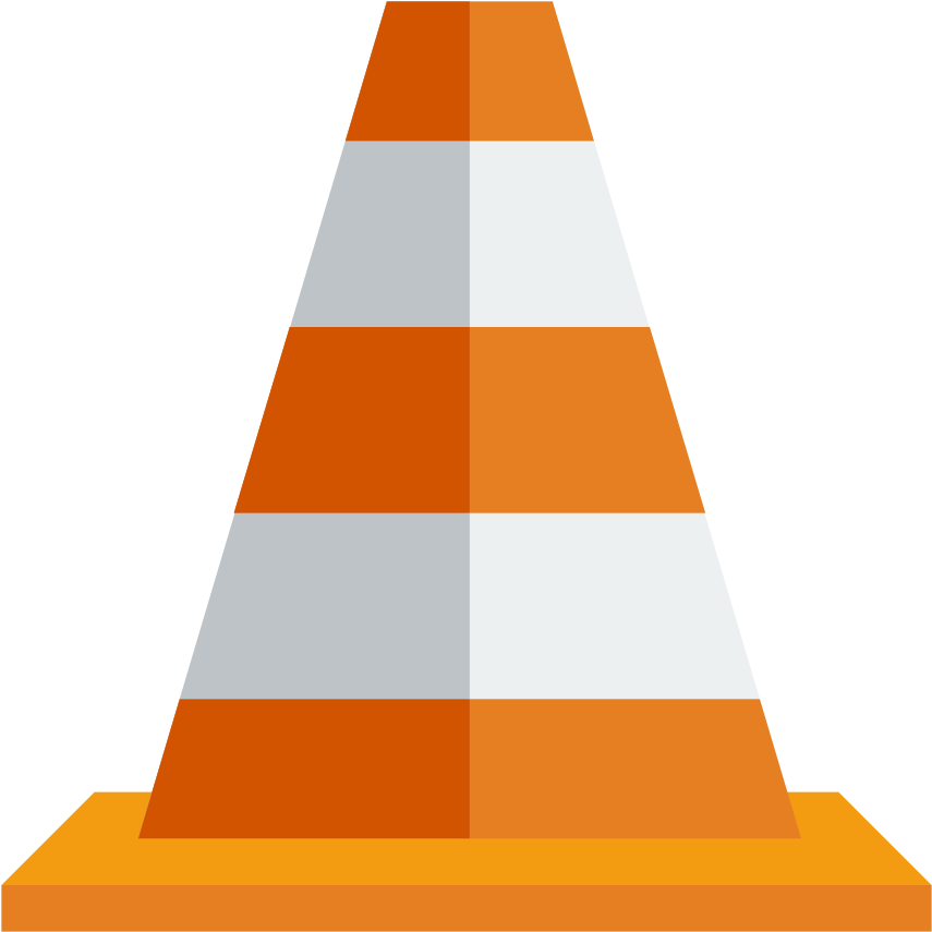 Cone Clipart Small Object - Road Cone Icon Png (1024x1024)