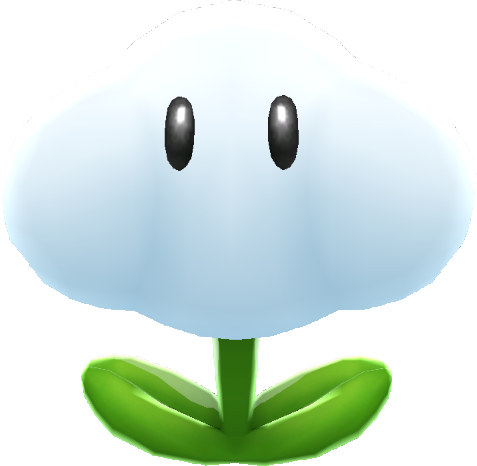 Cloud Flower - Power Ups Super Mario Galaxy 2 (477x466)