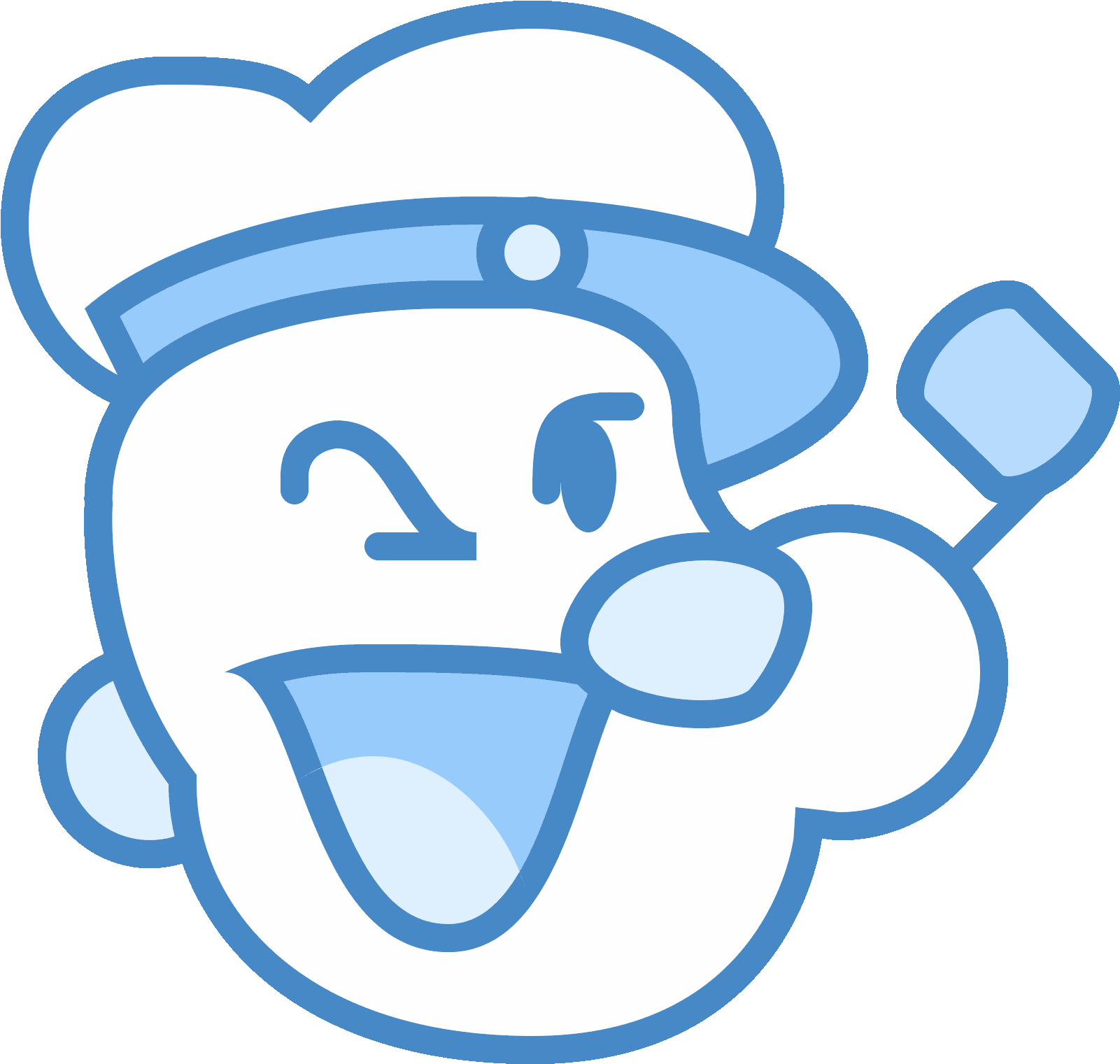 It's An Icon For The Famous Cartoon Character Popeye - Popeye Icon (1600x1600)