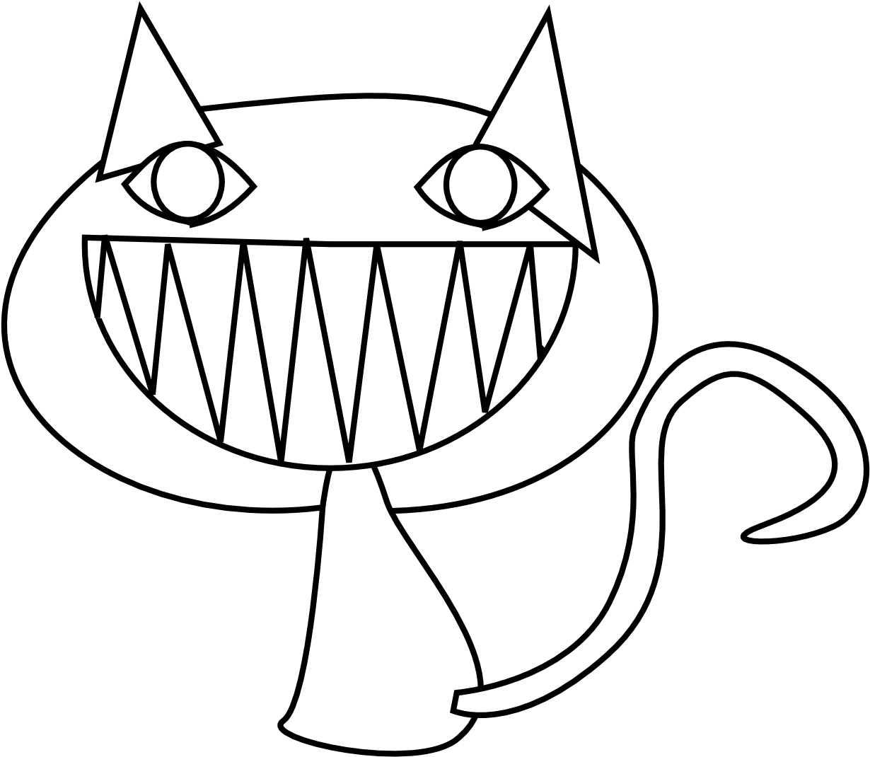 Images For Smile Mouth Clip Art Black And White - Clip Art (1331x1331)