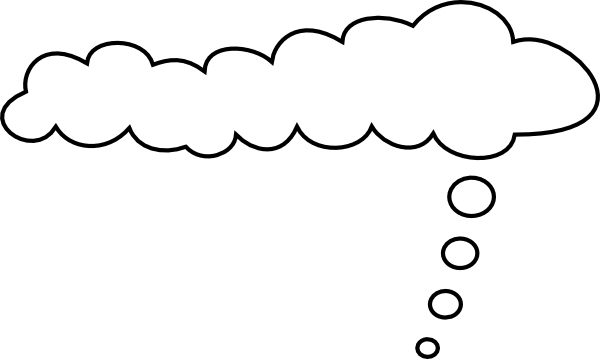 Dream Cloud Clip Art At Clker - Clip Art (600x359)