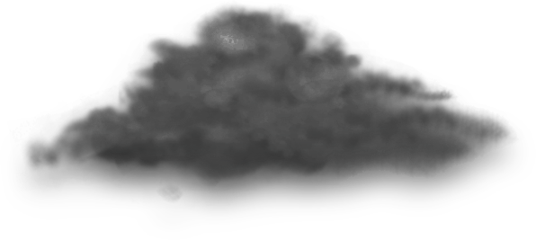 Dark Cloud Night 1 - Dark Clouds Transparent Background (596x267)