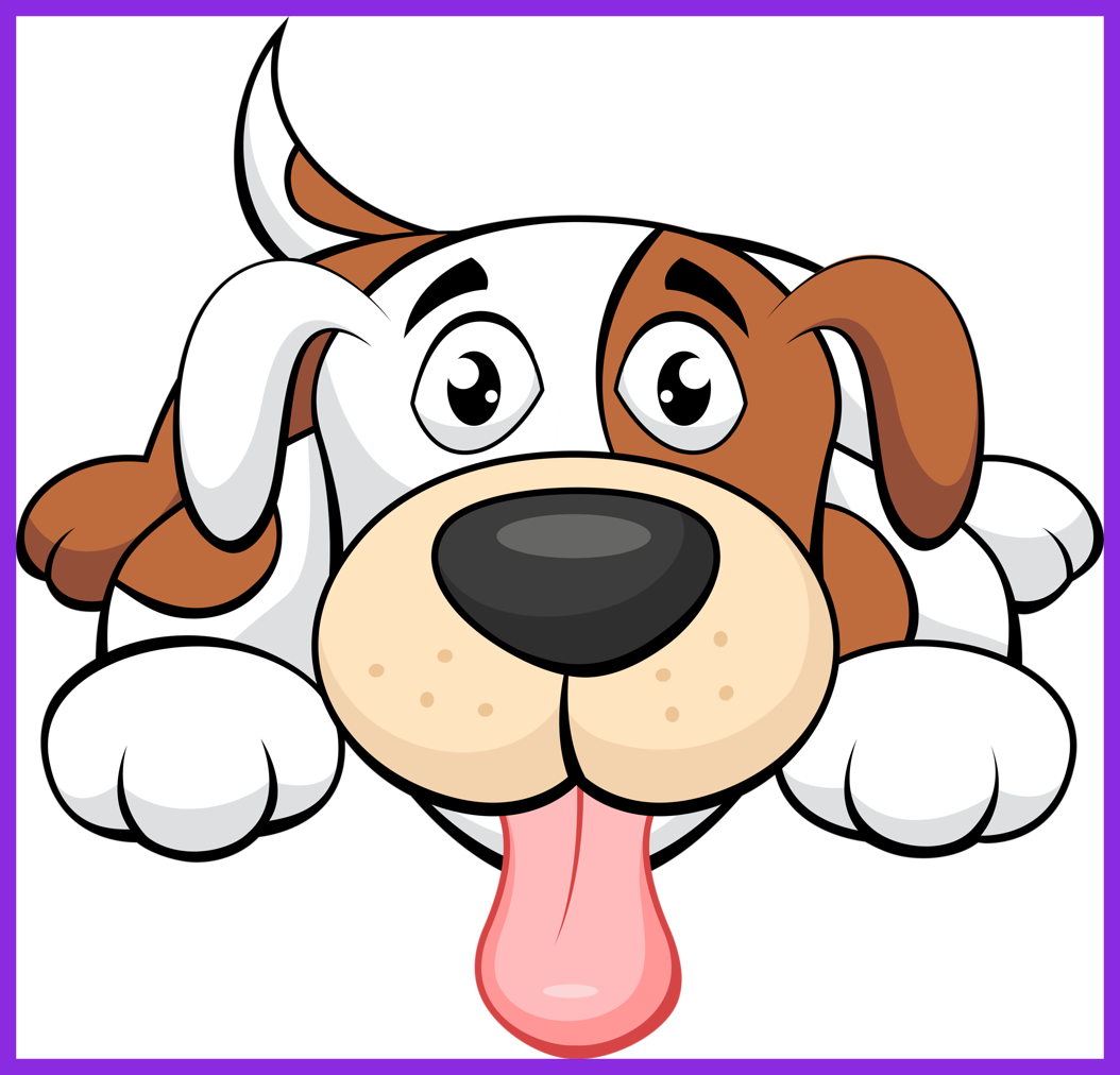 Marvelous Veselyj Zoopark Png Dog Stencil Font And - Clip Art (1054x1012)