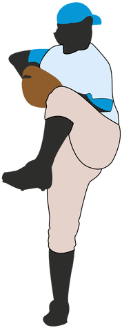 Baseball Player Throwing - Cartoon Baseball Player Transparent Background (512x512)