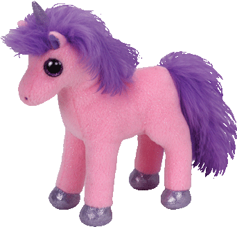 Ty Store - Ty Beanie Baby Charming Pink Unicorn (350x350)
