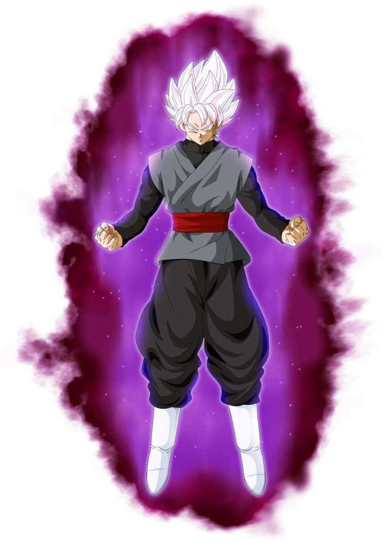 Black Goku Ssgss - Super Saiyan Rose Aura (757x1056)