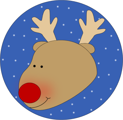 Reindeer Head Clip Art - Mos Def True Magic (399x389)
