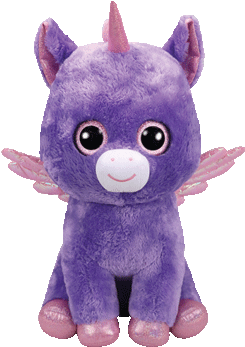 Purple Unicorn Large - Beanie Boo Athena Large (350x350)