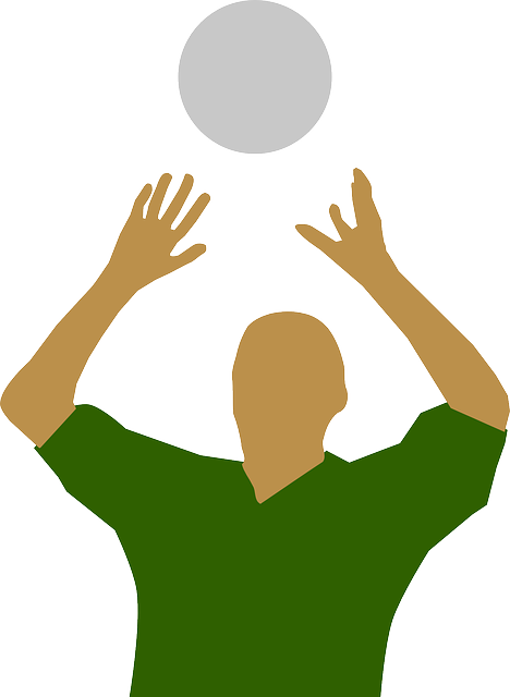 Handball, Ball, Catch, Throw, Sports, Man - Set Volleyball Clip Art (468x640)