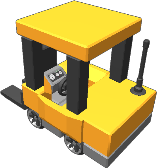 Improved Version Of The Original Blocksworld Forklift - Toy Vehicle (768x768)