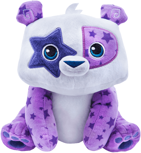 Posh Panda Plush - Animal Jam Panda Plushie (478x519)