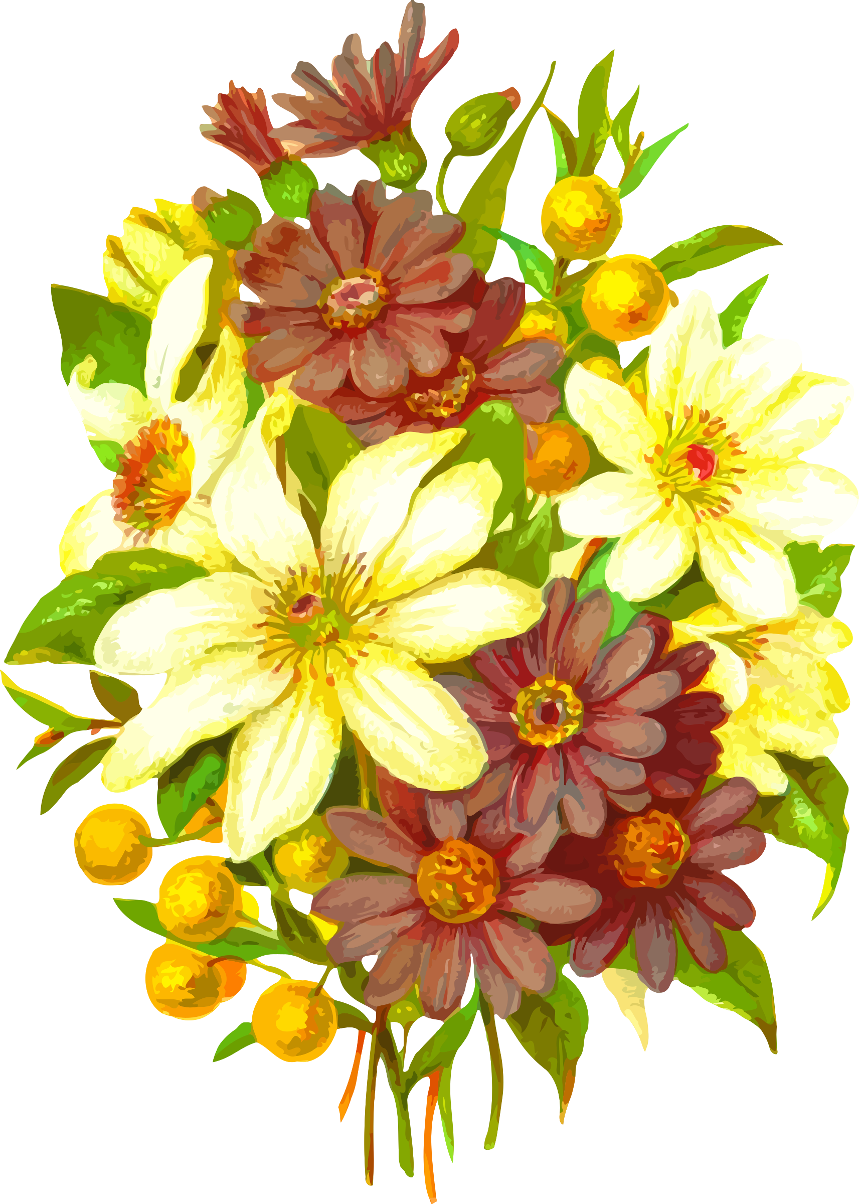 Big Image - Lila Vintage Viktorianische Mit Blumenillustration (1713x2400)
