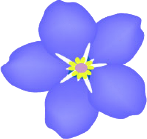 Forget Me Nots Clipart (512x512)