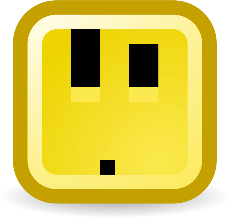 Confused Surprised Smiley - Clip Art (800x800)