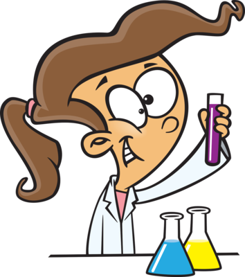 Yes Do These Things To Speed Up Your Progress - Mad Female Scientist Cartoon (354x400)