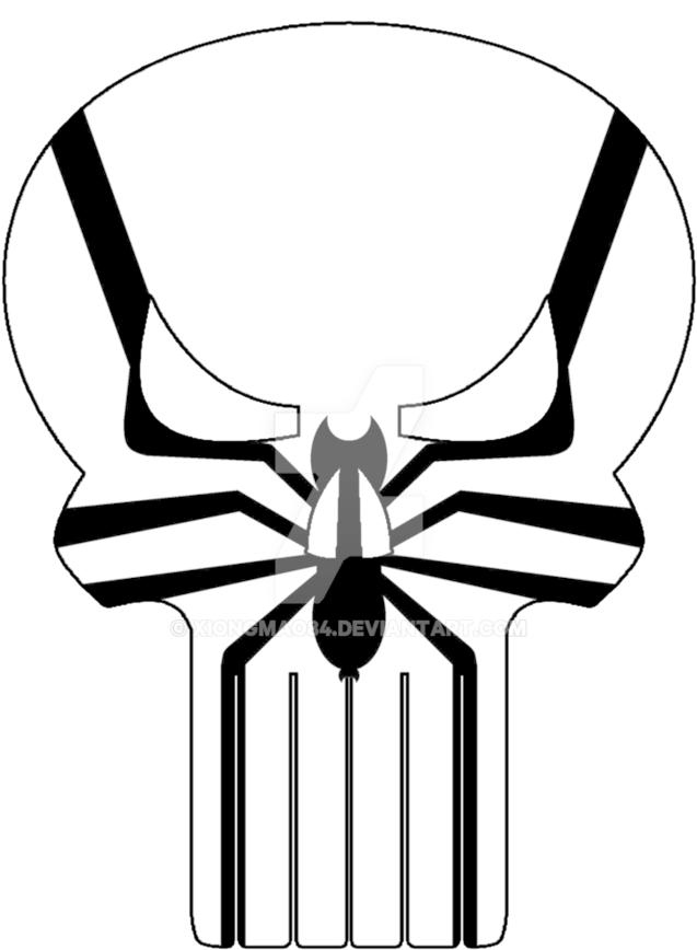 Anti-venom Punisher 01 By Xiongmao84 - Emblem (894x894)