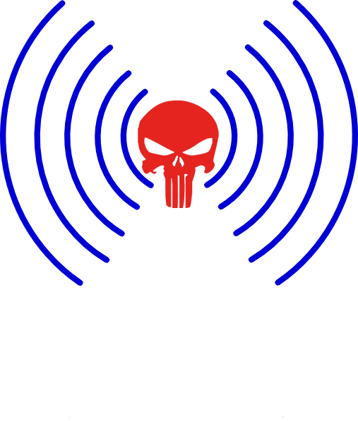 Punisher Line Point Technology Clip Art - Wireless (507x595)
