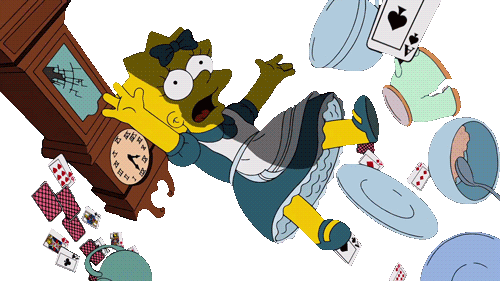 Source - Tumblr - Com - - Lisa Simpson Transparent Gif (500x281)