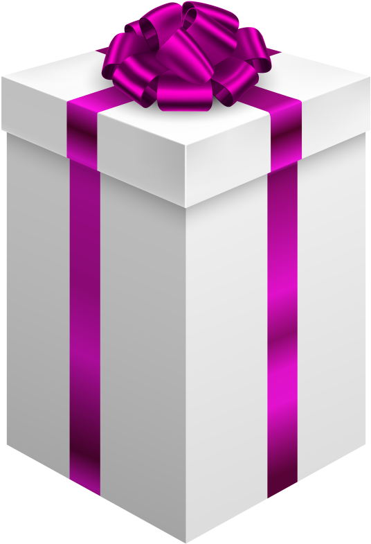 Pin Purple Shirt Clip Art - Purple Gift Box Png (545x800)