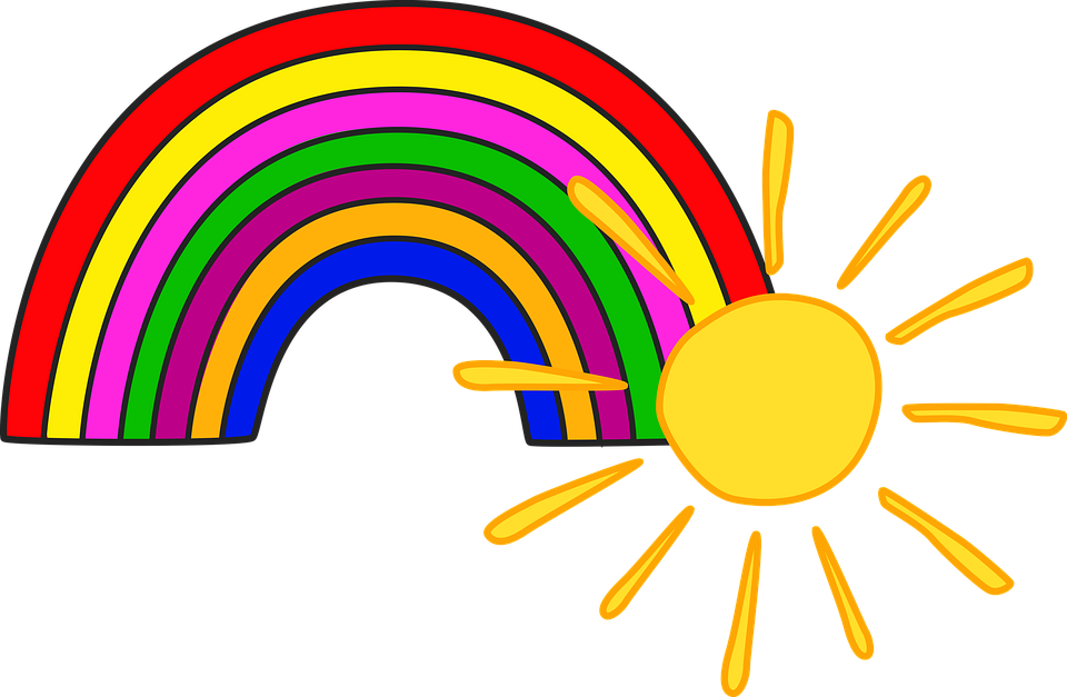 Record Cliparts 20, Buy Clip Art - Regenbogen Clipart (960x627)