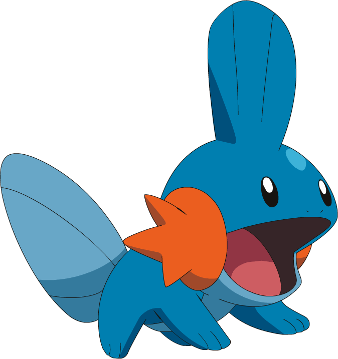 Stats, Moves, Evolution, Locations & Other Forms - Mudkip From Pokemon (674x717)