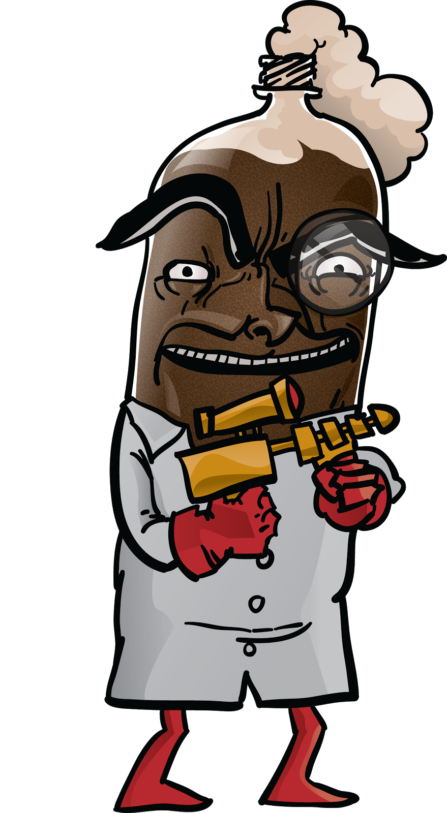 Youtube Evil Avatar Cartoon Clip Art - Cartoon (879x1600)