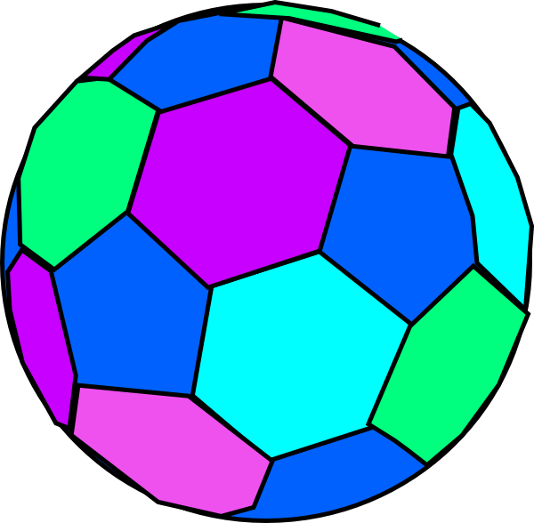 Ball Clip Art At Clker Com Vector Clip Art Online Royalty - Soccer Ball (600x588)