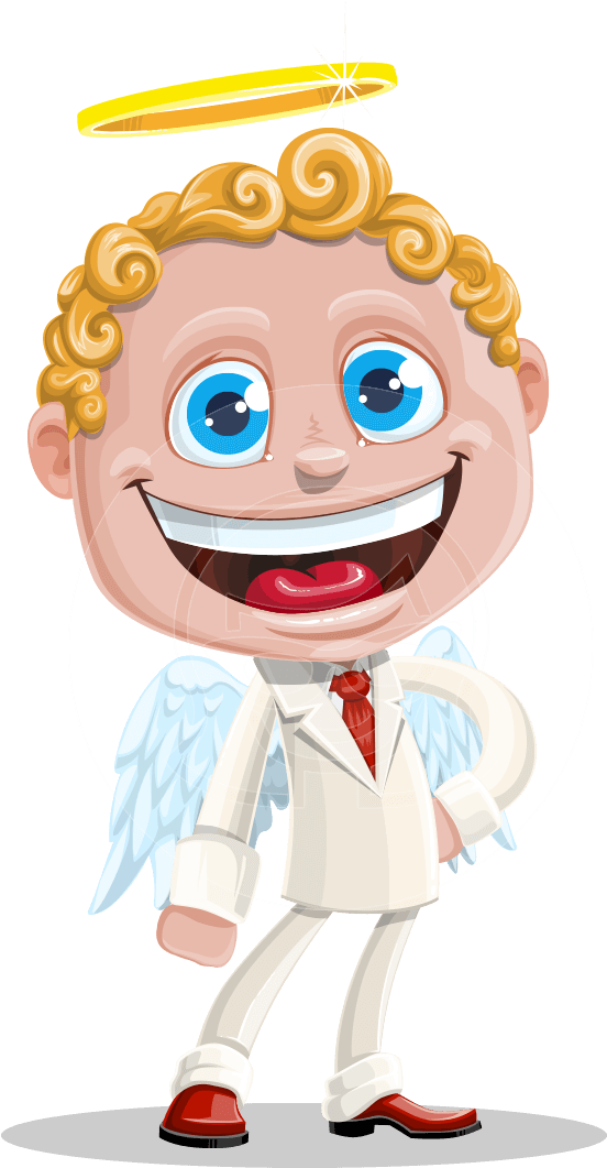 Vector Angel Cartoon Character - Angel Cartoon Characters (957x1060)