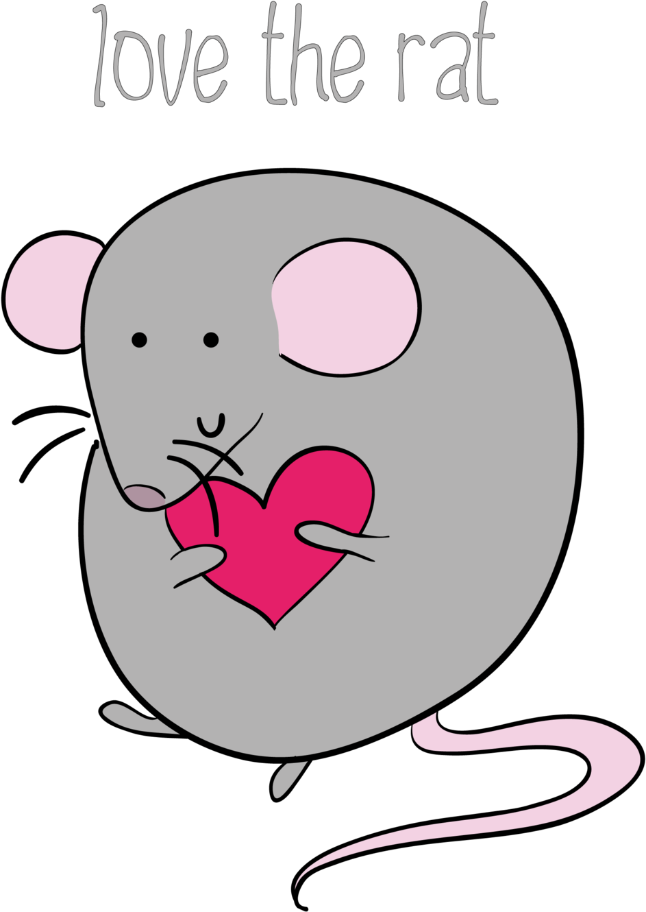 Yes I Do Love My Rattie - Rat (1024x1373)
