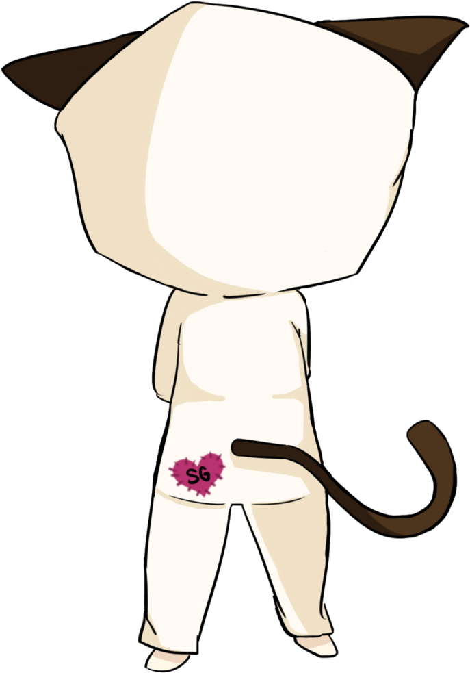 Suga Grumpy Cat Back By Kawaii-chocolate - Grumpy Cat In Kawaii (772x1034)