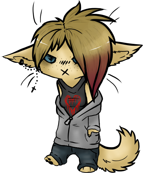 A Little Grumpy Kitty By Jinetix - Grumpy Cat (610x800)