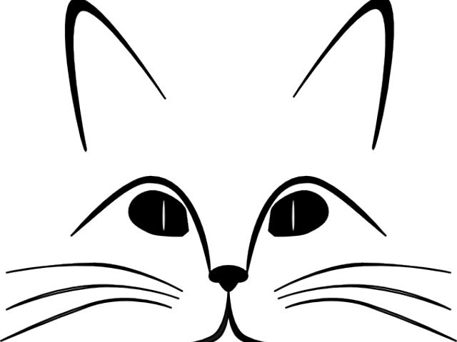 Feline Clipart Whisker - Box And Whisker Plot Cat (640x480)