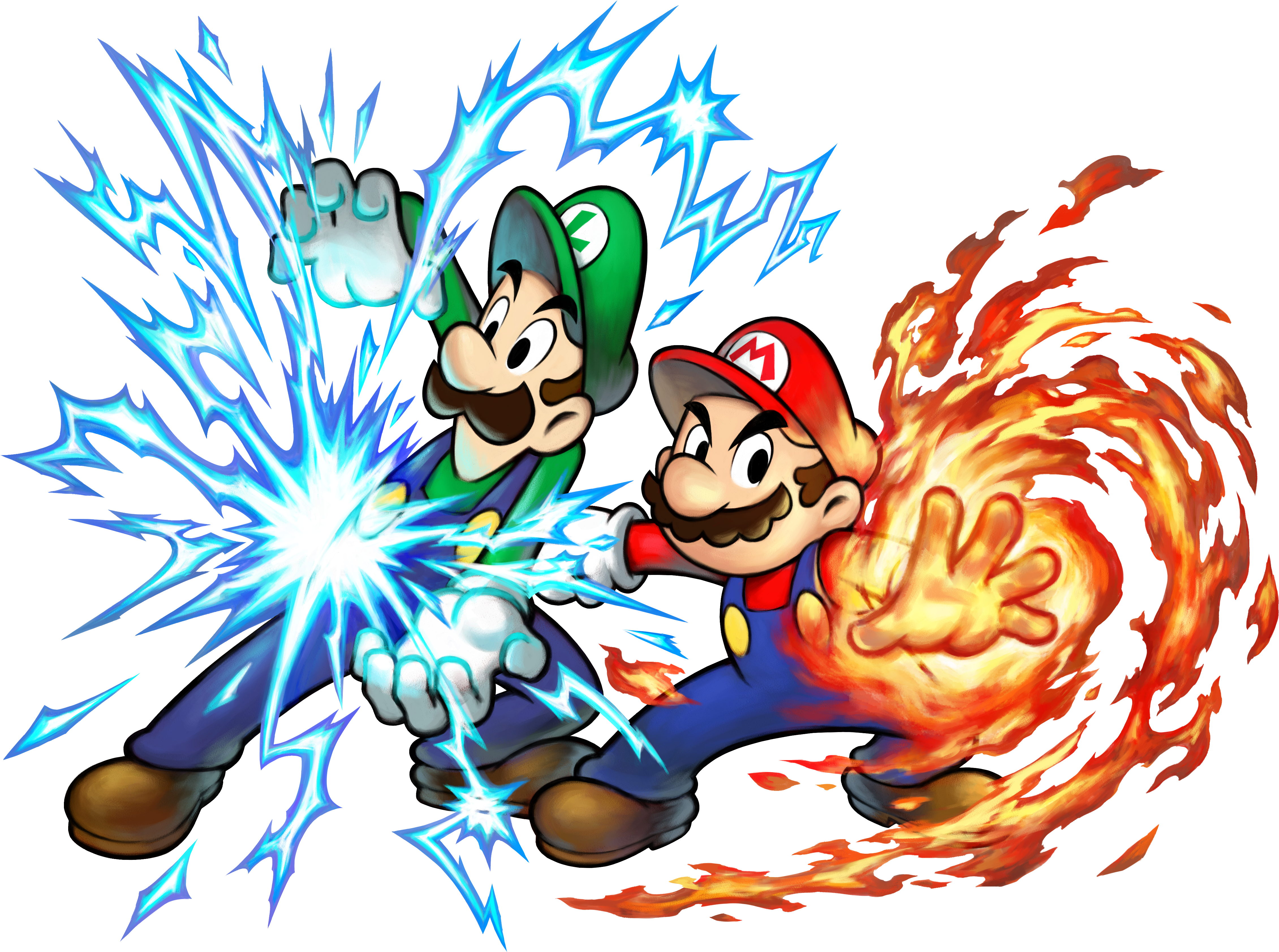 Mario & Luigi - Mario Y Luigi Superstar Saga Bowser's Minions (5000x3862)