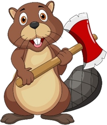 Baby Circus Animals Clip Art For Kids - Cartoon Beaver (500x500)