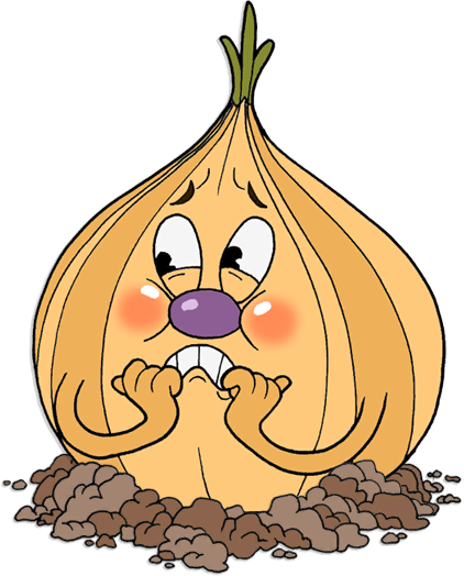 Weepy With Dirt On The Grass - Cuphead Weepy Png (422x524)