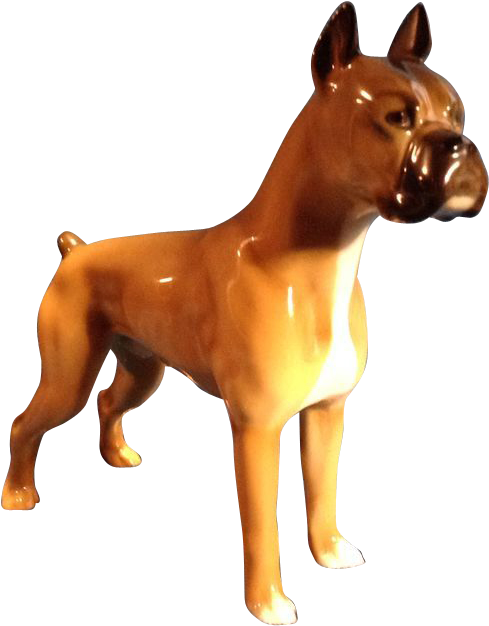 Hutschenreuther Dog Vintage Germany Porcelain Boxer - Vintage Porcelain Dog Germany (625x625)