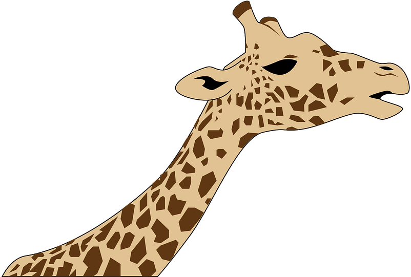 Vintage Giraffe Cliparts 19, Buy Clip Art - Giraffe Clipart (960x540)