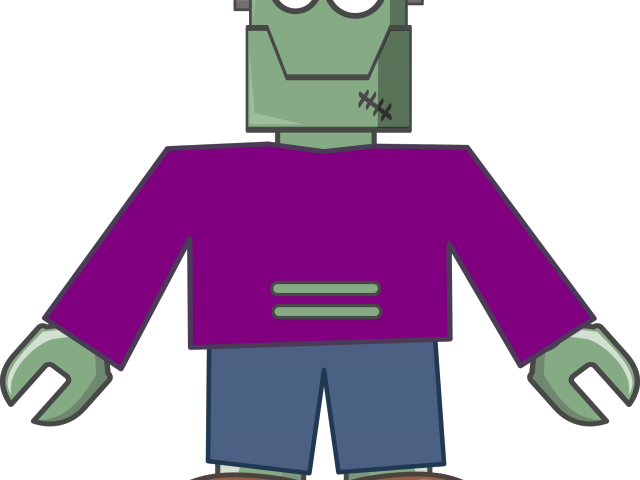 Frankenstein Clipart Body - ! 5'x7'area Rug (640x480)