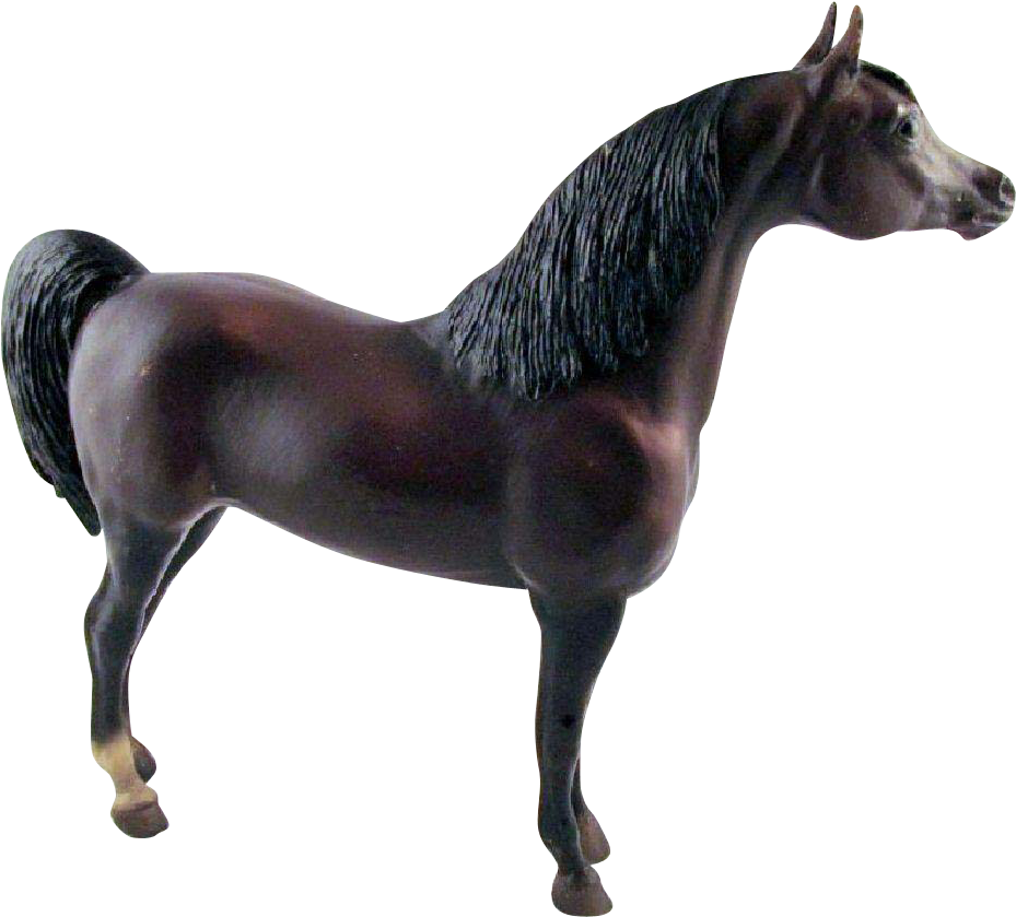 Vintage Breyer Proud Arabian Stallion Dark Bay Traditional - Stallion (928x928)