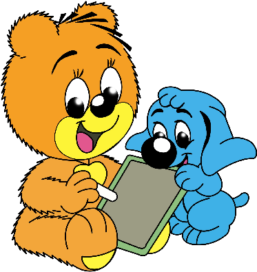 Cute Baby Bears - Funny Cartoon Bears (400x400)