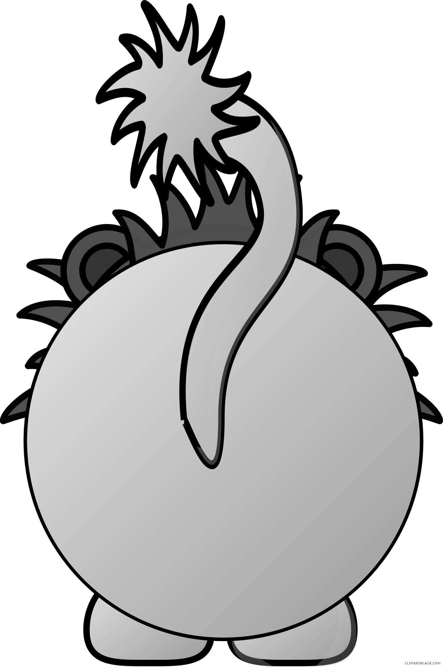 Lion Animal Free Black White Clipart Images Clipartblack - Lion (1547x2327)