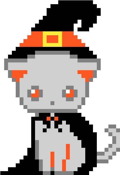 Pixel Art Halloween (416x585)