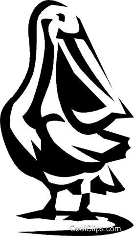 Pelican Royalty Free Vector Clip Art Illustration - Pelican Royalty Free Vector Clip Art Illustration (274x480)